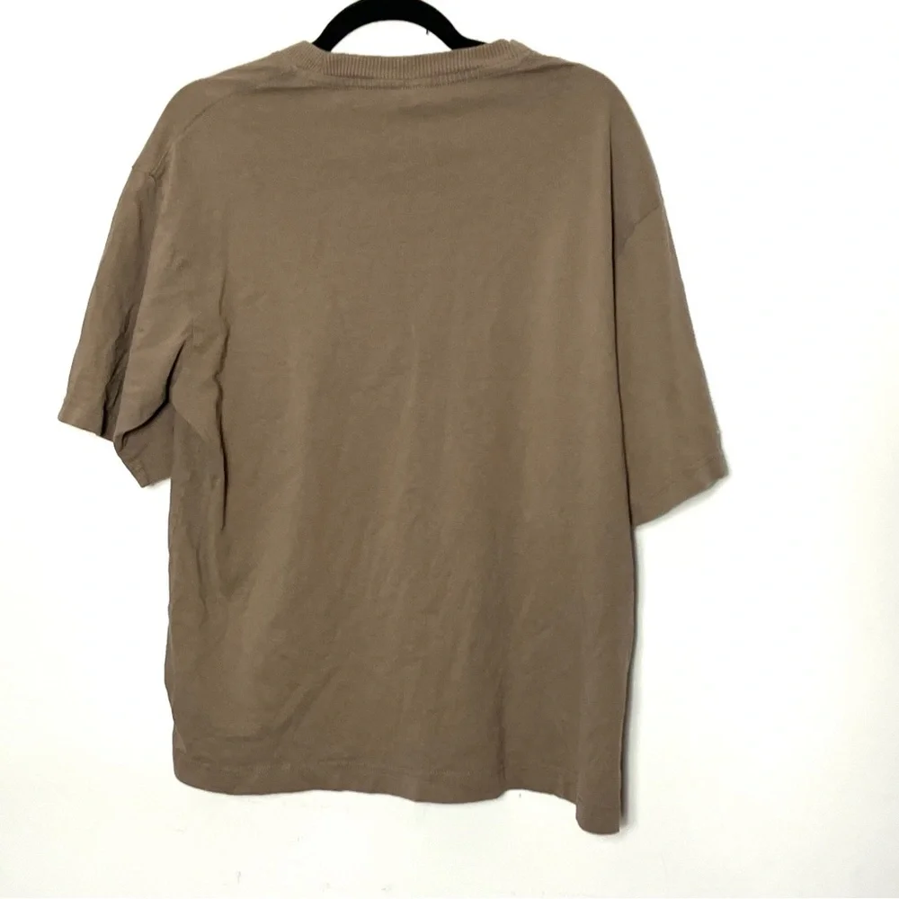 G-Star Raw Oversized Boxy Pocket T-Shirt in‎ Walnut Small
